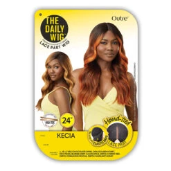 Outre The Daily Wig Synthetic Hair Lace Part Wig - KECIA 9 Outre The Daily Wig Synthetic Hair Lace Part Wig - KECIA -Wigs Online Shop outre the daily wig synthetic hair lace part wig kecia 4