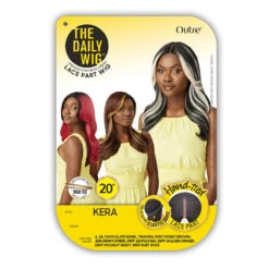 Outre The Daily Wig Synthetic Hair Lace Part Wig - KERA 11 Outre The Daily Wig Synthetic Hair Lace Part Wig - KERA -Wigs Online Shop outre the daily wig synthetic hair lace part wig kera 5