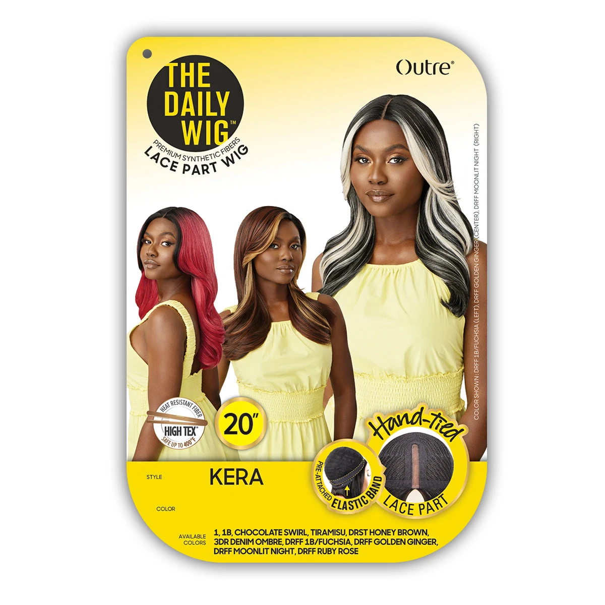 Outre The Daily Wig Synthetic Hair Lace Part Wig - KERA 6 Outre The Daily Wig Synthetic Hair Lace Part Wig - KERA - Image 6