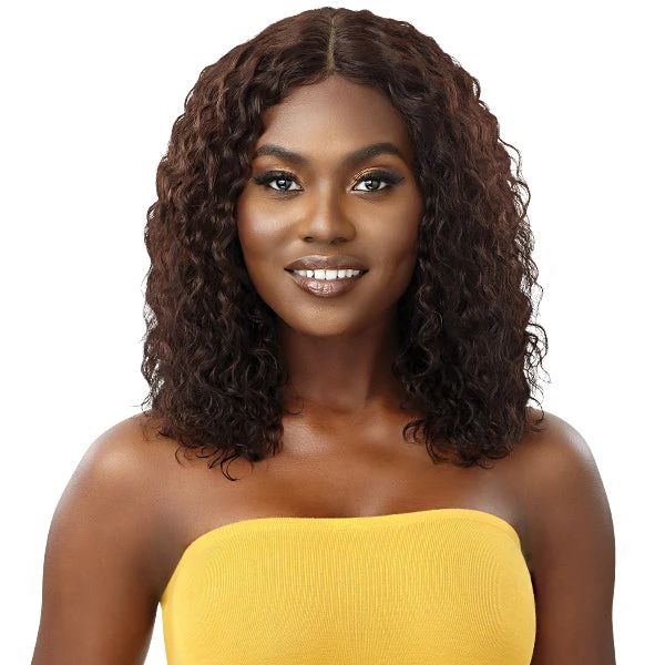 Outre The Daily Wig WET & WAVY 100% Unprocessed Human Hair Lace Part Wig - HH W&W DEEP CURL 14 1 Outre The Daily Wig WET & WAVY 100% Unprocessed Human Hair Lace Part Wig - HH W&W DEEP CURL 14