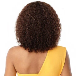 Outre The Daily Wig WET & WAVY 100% Unprocessed Human Hair Lace Part Wig - HH W&W NATURAL DEEP 14 9 Outre The Daily Wig WET & WAVY 100% Unprocessed Human Hair Lace Part Wig - HH W&W NATURAL DEEP 14 -Wigs Online Shop outre the daily wig wet wavy human wig hh ww natural deep 14 2