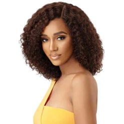 Outre The Daily Wig WET & WAVY 100% Unprocessed Human Hair Lace Part Wig - HH W&W NATURAL DEEP 14 10 Outre The Daily Wig WET & WAVY 100% Unprocessed Human Hair Lace Part Wig - HH W&W NATURAL DEEP 14 -Wigs Online Shop outre the daily wig wet wavy human wig hh ww natural deep 14 3