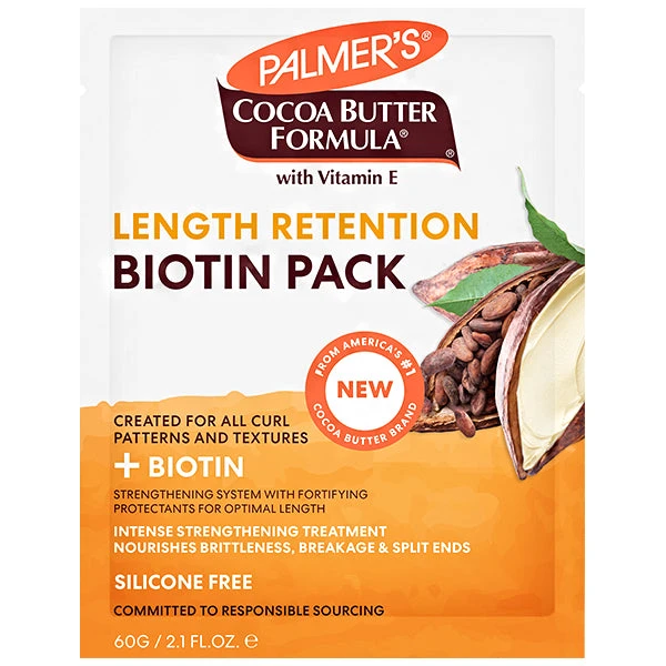 Palmer's Cocoa Butter Formula Length Retention Biotin Pack 2.1oz 1 Palmer's Cocoa Butter Formula Length Retention Biotin Pack 2.1oz