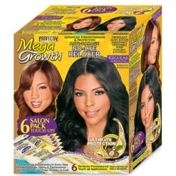 Profectiv Mega Growth No-Lye Relaxer 6 Salon Pack Touch-Ups - Regular