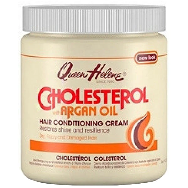 Queen Helene Cholesterol With Argan Oil Hair Conditioning Cream 15oz 1 Queen Helene Cholesterol With Argan Oil Hair Conditioning Cream 15oz