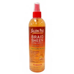 Salon Pro Braid Sheen Shine Spray Argan Oil 12oz