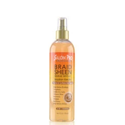 Salon Pro Braid Sheen Shine Spray Brazilian Keratin 12oz