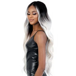 Seduction Synthetic Hair HD Invisible Deep Part Lace Wig - SLP NARI -Wigs Online Shop seduction synthetic hair hd invisible deep part lace wig slp nari 2