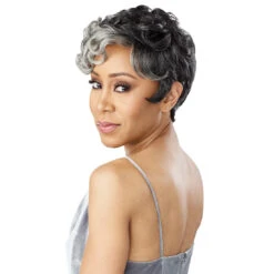 Sensationnel Empire Salt N Pepper 100% Human Hair Wig - FLORA