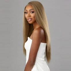 Sensationnel Barelace Synthetic Hair Glueless BARELUXE Lace Wig - Y PART ANALIA -Wigs Online Shop sensationnel barelace synthetic hair glueless bareluxe lace wig y part analia 3