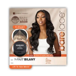 Sensationnel Barelace Synthetic Hair Glueless BARELUXE Lace Wig - Y PART BILANY -Wigs Online Shop sensationnel barelace synthetic hair glueless bareluxe lace wig y part bilany 4