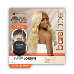 Sensationnel Barelace Synthetic Hair Glueless BARELUXE Lace Wig - Y PART JORDYN 9 Sensationnel Barelace Synthetic Hair Glueless BARELUXE Lace Wig - Y PART JORDYN -Wigs Online Shop sensationnel barelace synthetic hair glueless bareluxe lace wig y part jordyn 4