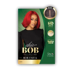 Sensationnel Synthetic Hair Butta Chic Bob Glueless HD Lace Front Wig - BOB UNIT 6 -Wigs Online Shop sensationnel butta chic bob lace front wig bob unit 6 4