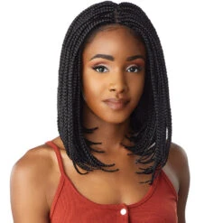 Sensationnel Cloud 9 Synthetic Hair 4x4 Lace Parting Swiss Lace Wig - BOX BRAID BOB