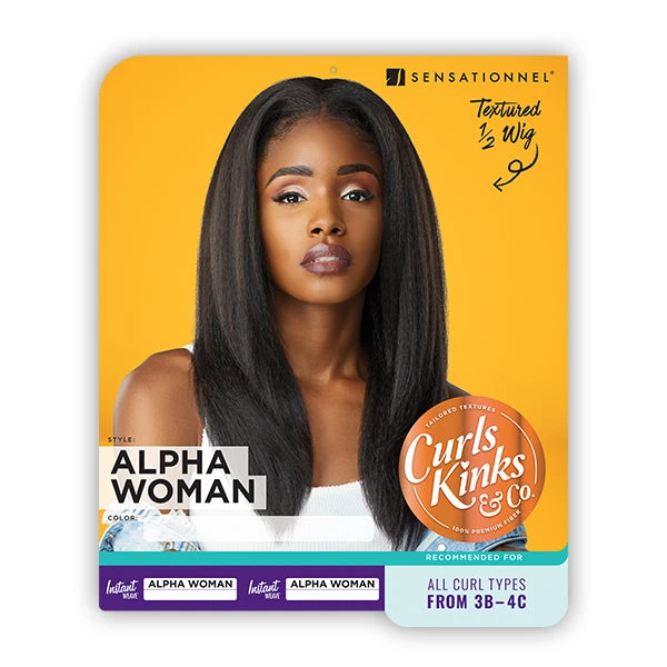 Sensationnel Curls Kinks & Co Synthetic Half Wig Instant Weave - ALPHA WOMAN 5 Sensationnel Curls Kinks & Co Synthetic Half Wig Instant Weave - ALPHA WOMAN - Image 5