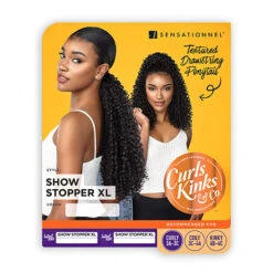 Sensationnel Curls Kinks & Co Synthetic Ponytail Instant Pony - SHOW STOPPER XL 9 Sensationnel Curls Kinks & Co Synthetic Ponytail Instant Pony - SHOW STOPPER XL -Wigs Online Shop sensationnel curls kinks co instant pony show stopper xl 4