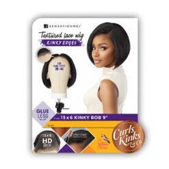 Sensationnel Curls Kinks & Co Synthetic Hair 13x6 Glueless HD Lace Wig - KINKY BOB 9 9 Sensationnel Curls Kinks & Co Synthetic Hair 13x6 Glueless HD Lace Wig - KINKY BOB 9 -Wigs Online Shop sensationnel curls kinks co synthetic hair 13x6 glueless hd lace wig kinky bob 9 4