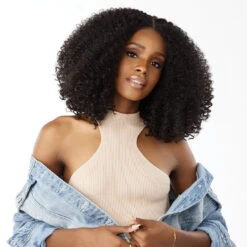 Sensationnel Curls Kinks & Co Synthetic Hair Glueless HD Lace Wig - Y PART KINKY ZIGZAG CURLS 14 -Wigs Online Shop sensationnel curls kinks co synthetic hair glueless hd lace wig y part kinky zigzag curls 14 2