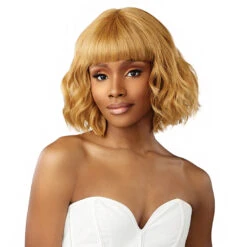 Sensationnel Glamzy Synthetic Hair Glueless HD Lace Crown Wig - ROSY