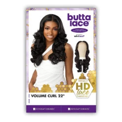 Sensationnel Human Hair Blend Butta HD Lace Front Wig - VOLUME CURL 22 -Wigs Online Shop sensationnel human hair blend butta hd lace front wig volume curl 22 5