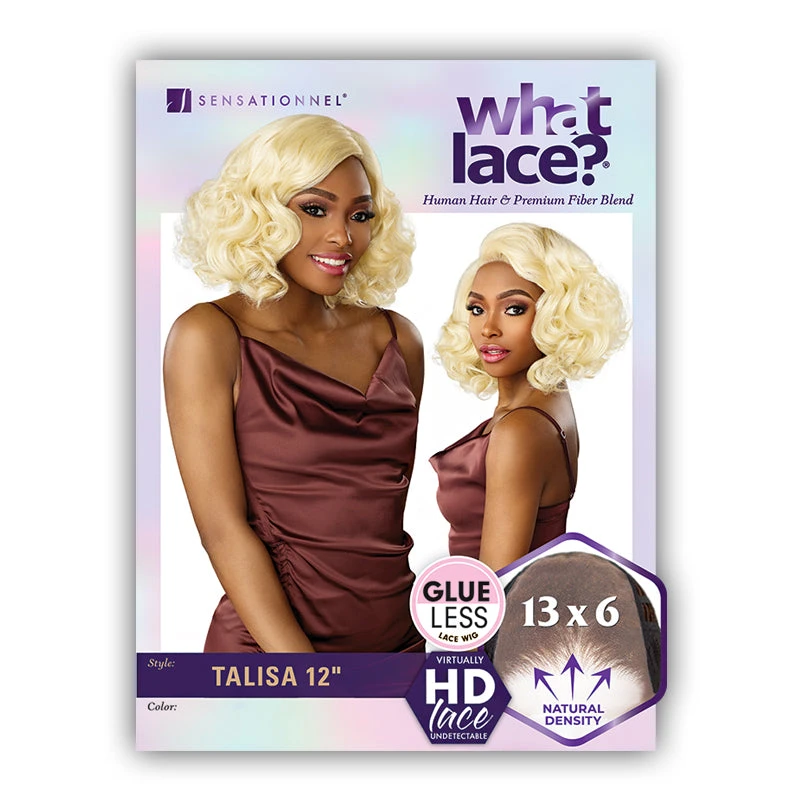Sensationnel Human Hair Blend Cloud 9 Swiss Lace What Lace 13x6 Frontal Glueless HD Lace Wig - TALISA 12 5 Sensationnel Human Hair Blend Cloud 9 Swiss Lace What Lace 13x6 Frontal Glueless HD Lace Wig - TALISA 12 - Image 5
