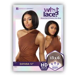 Sensationnel Human Hair Blend Cloud 9 Swiss Lace What Lace 13x6 Frontal HD Lace Wig - DAYANA 12 -Wigs Online Shop sensationnel human hair blend cloud 9 swiss lace what lace 13x6 frontal hd lace wig dayana 12 4