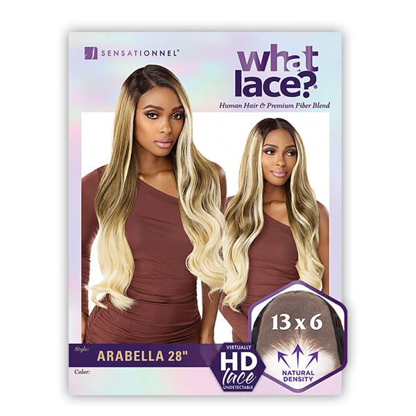 Sensationnel Human Hair Blend Cloud 9 Swiss Lace What Lace 13x6 Frontal HD Lace Wig - ARABELLA 28 6 Sensationnel Human Hair Blend Cloud 9 Swiss Lace What Lace 13x6 Frontal HD Lace Wig - ARABELLA 28 - Image 6