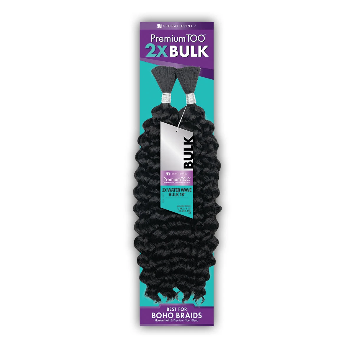 Sensationnel Premium Too Human Blend Braid - 2X WATER WAVE BULK 18 1 Sensationnel Premium Too Human Blend Braid - 2X WATER WAVE BULK 18