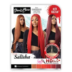 Sensationnel Shear Muse Synthetic Hair Empress HD Lace Front Wig - SALISHA -Wigs Online Shop sensationnel shear muse red krush synthetic hd lace front wig salisha 8