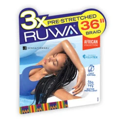 Sensationnel Synthetic Braid - 3X RUWA PRE STRETCHED BRAID 36 -Wigs Online Shop sensationnel synthetic braid 3x ruwa pre stretched braid 36 1
