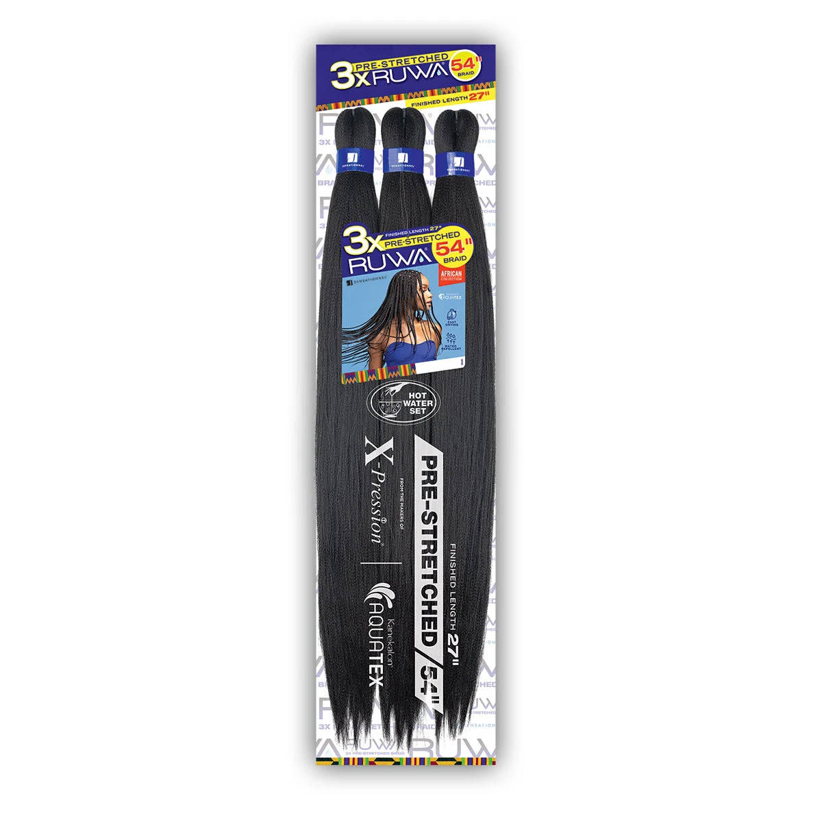 Sensationnel Synthetic Braid - 3X RUWA PRE STRETCHED BRAID 54 1 Sensationnel Synthetic Braid - 3X RUWA PRE STRETCHED BRAID 54