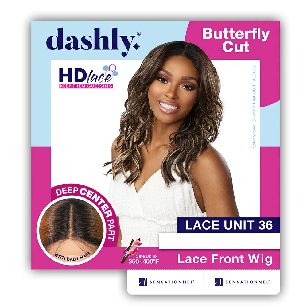 Sensationnel Dashly Synthetic Hair HD Lace Front Wig - LACE UNIT 36 5 Sensationnel Dashly Synthetic Hair HD Lace Front Wig - LACE UNIT 36 - Image 5