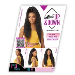 Sensationnel Synthetic Hair Half Wig Instant Up & Down - UD 17 -Wigs Online Shop sensationnel synthetic hair half wig instant up down ud 17 4