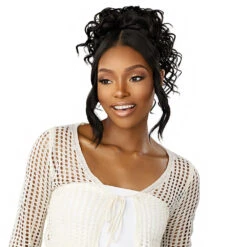 Sensationnel Lulu Bun Synthetic Hair HD Lace Parting Bun - UPDO UNIT 1