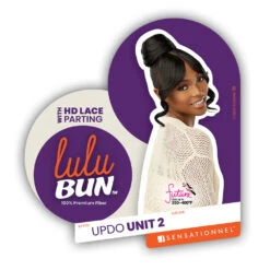 Sensationnel Lulu Bun Synthetic Hair HD Lace Parting Bun - UPDO UNIT 2 -Wigs Online Shop sensationnel synthetic hair ponytail lulu bun updo unit 2 2