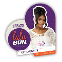 Sensationnel Lulu Bun Synthetic Hair HD Lace Parting Bun - UPDO UNIT 3 -Wigs Online Shop sensationnel synthetic hair ponytail lulu bun updo unit 3 2