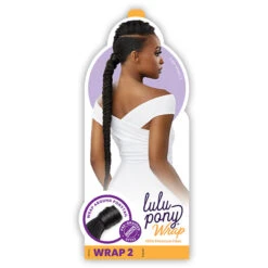 Sensationnel Synthetic Hair Ponytail Lulu Pony Wrap - WRAP 2 5 Sensationnel Synthetic Hair Ponytail Lulu Pony Wrap - WRAP 2 -Wigs Online Shop sensationnel synthetic hair ponytail lulu pony wrap wrap 2 2