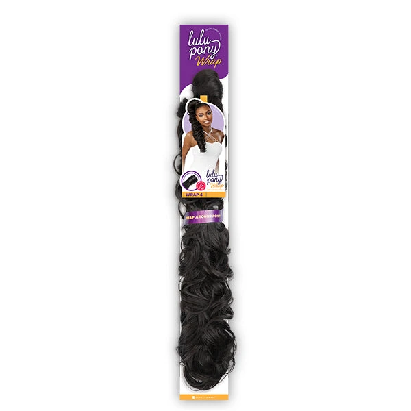 Sensationnel Synthetic Hair Ponytail Lulu Pony Wrap - WRAP 4 3 Sensationnel Synthetic Hair Ponytail Lulu Pony Wrap - WRAP 4 - Image 3