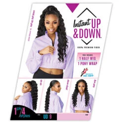 Sensationnel Synthetic Half Wig Instant Up & Down - UD 9 -Wigs Online Shop sensationnel synthetic half wig instant up down ud 9 4