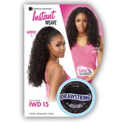 Sensationnel Synthetic Half Wig Instant Weave Drawstring Cap - IWD 15 -Wigs Online Shop sensationnel synthetic half wig instant weave drawstring cap iwd 15 2
