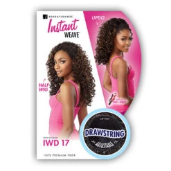 Sensationnel Synthetic Half Wig Instant Weave Drawstring Cap - IWD 17 -Wigs Online Shop sensationnel synthetic half wig instant weave drawstring cap iwd 17 2