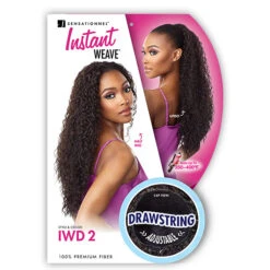 Sensationnel Synthetic Half Wig Instant Weave Drawstring Cap - IWD 2 -Wigs Online Shop sensationnel synthetic half wig instant weave drawstring cap iwd 2 2
