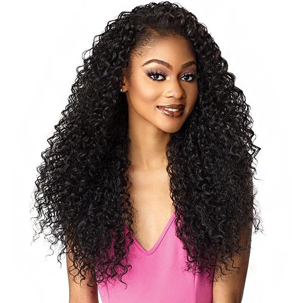 Sensationnel Synthetic Half Wig Instant Weave Drawstring Cap - IWD 5 1 Sensationnel Synthetic Half Wig Instant Weave Drawstring Cap - IWD 5