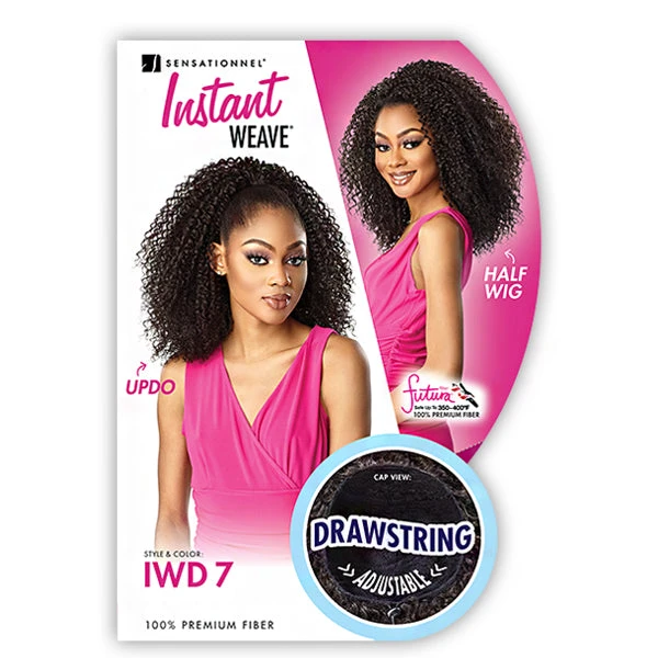 Sensationnel Synthetic Half Wig Instant Weave Drawstring Cap - IWD 7 6 Sensationnel Synthetic Half Wig Instant Weave Drawstring Cap - IWD 7 - Image 6