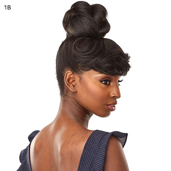 Sensationnel Synthetic Instant Bun With Bangs - BRIA 2 Sensationnel Synthetic Instant Bun With Bangs - BRIA - Image 2