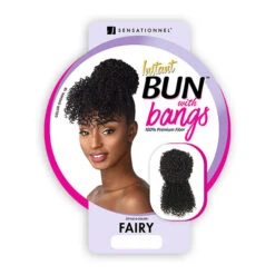 Sensationnel Synthetic Instant Bun With Bangs - FAIRY -Wigs Online Shop sensationnel synthetic instant bun with bangs fairy 4