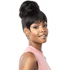 Sensationnel Synthetic Instant Bun With Bangs - ILA 7 Sensationnel Synthetic Instant Bun With Bangs - ILA -Wigs Online Shop sensationnel synthetic instant bun with bangs ila 2