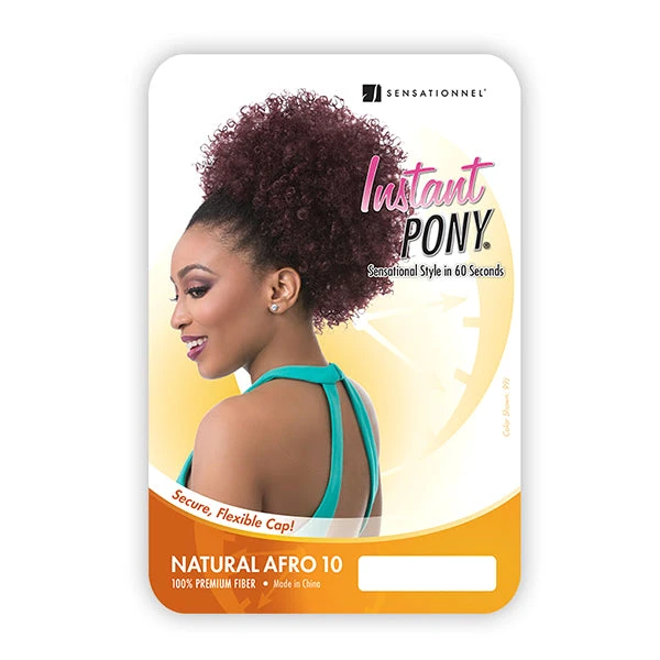 Sensationnel Synthetic Ponytail Instant Pony - NATURAL AFRO 10 5 Sensationnel Synthetic Ponytail Instant Pony - NATURAL AFRO 10 - Image 5