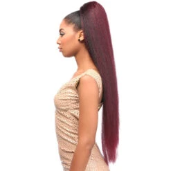 Sensationnel Synthetic Ponytail Instant Pony - NATURAL PERM YAKI 30 -Wigs Online Shop sensationnel synthetic ponytail instant pony natural perm yaki 30 2