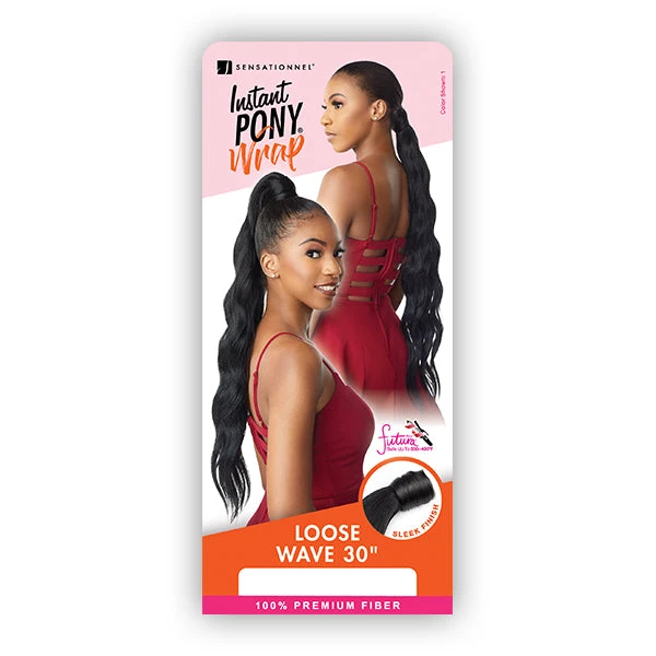 Sensationnel Synthetic Ponytail Instant Pony Wrap - LOOSE WAVE 30 3 Sensationnel Synthetic Ponytail Instant Pony Wrap - LOOSE WAVE 30 - Image 3